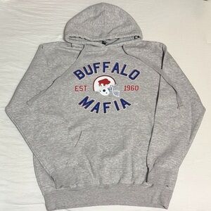 Gray Buffalo Bills Mafia Hoodie